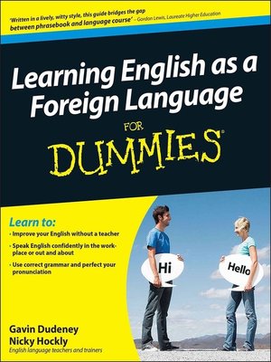 cover image of Learning English as a Foreign Language For Dummies